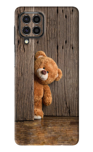 Teddy Wooden Samsung Galaxy F62 Back Skin Wrap
