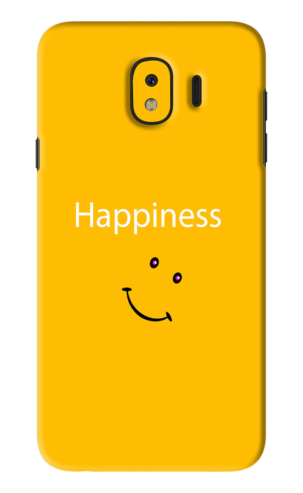 Happiness With Smiley Samsung Galaxy J4 Back Skin Wrap
