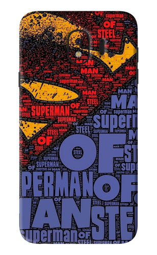 Superman Samsung Galaxy J4 Back Skin Wrap