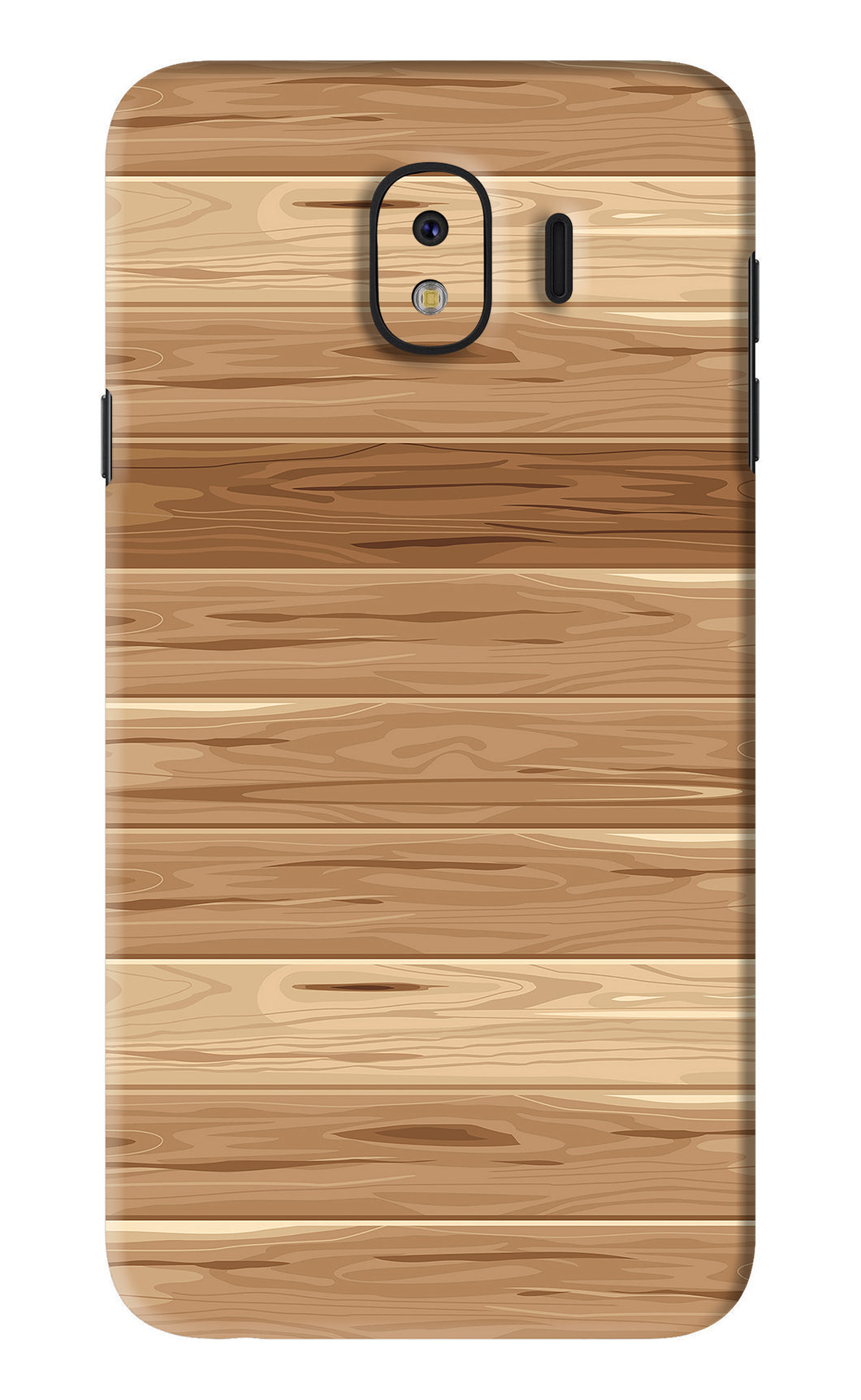 Wooden Vector Samsung Galaxy J4 Back Skin Wrap