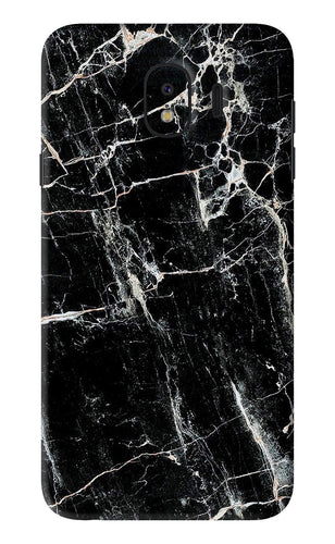 Black Marble Texture 1 Samsung Galaxy J4 Back Skin Wrap