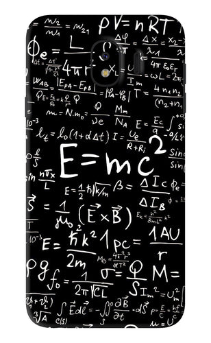 Physics Albert Einstein Formula Samsung Galaxy J4 Back Skin Wrap