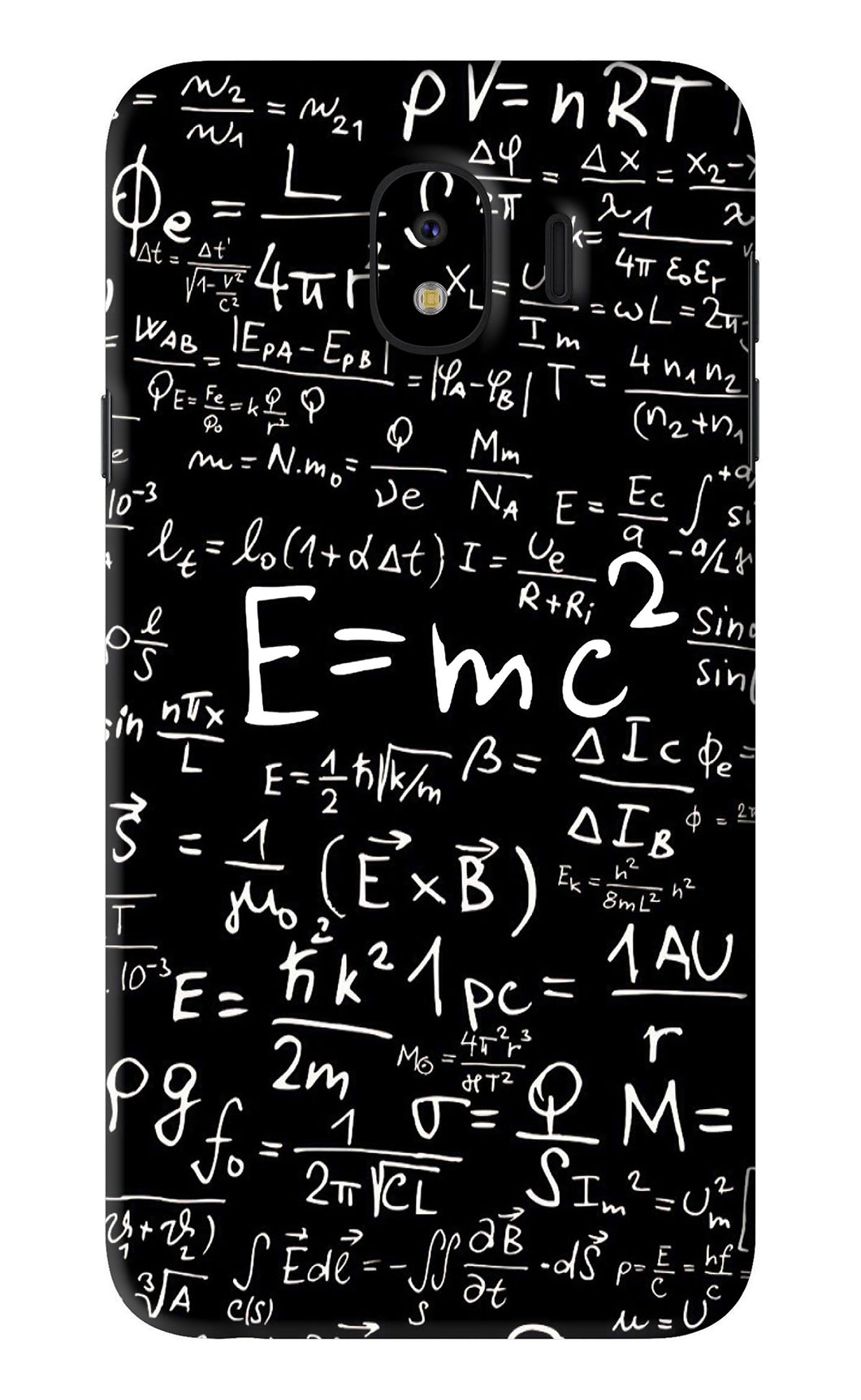 Physics Albert Einstein Formula Samsung Galaxy J4 Back Skin Wrap