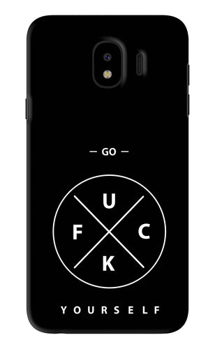 Go Fuck Yourself Samsung Galaxy J4 Back Skin Wrap