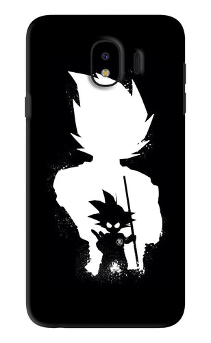 Goku Shadow Samsung Galaxy J4 Back Skin Wrap