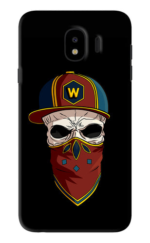 Skull Samsung Galaxy J4 Back Skin Wrap