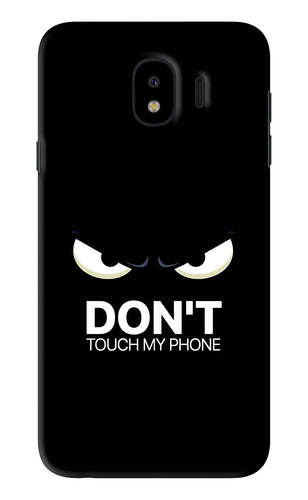 Don'T Touch My Phone Samsung Galaxy J4 Back Skin Wrap