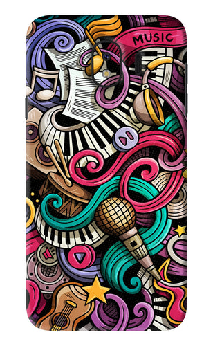 Music Abstract Samsung Galaxy J4 Back Skin Wrap