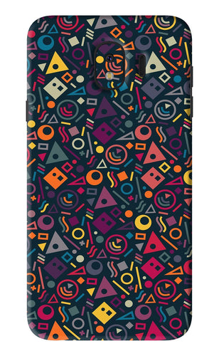 Geometric Abstract Samsung Galaxy J4 Back Skin Wrap