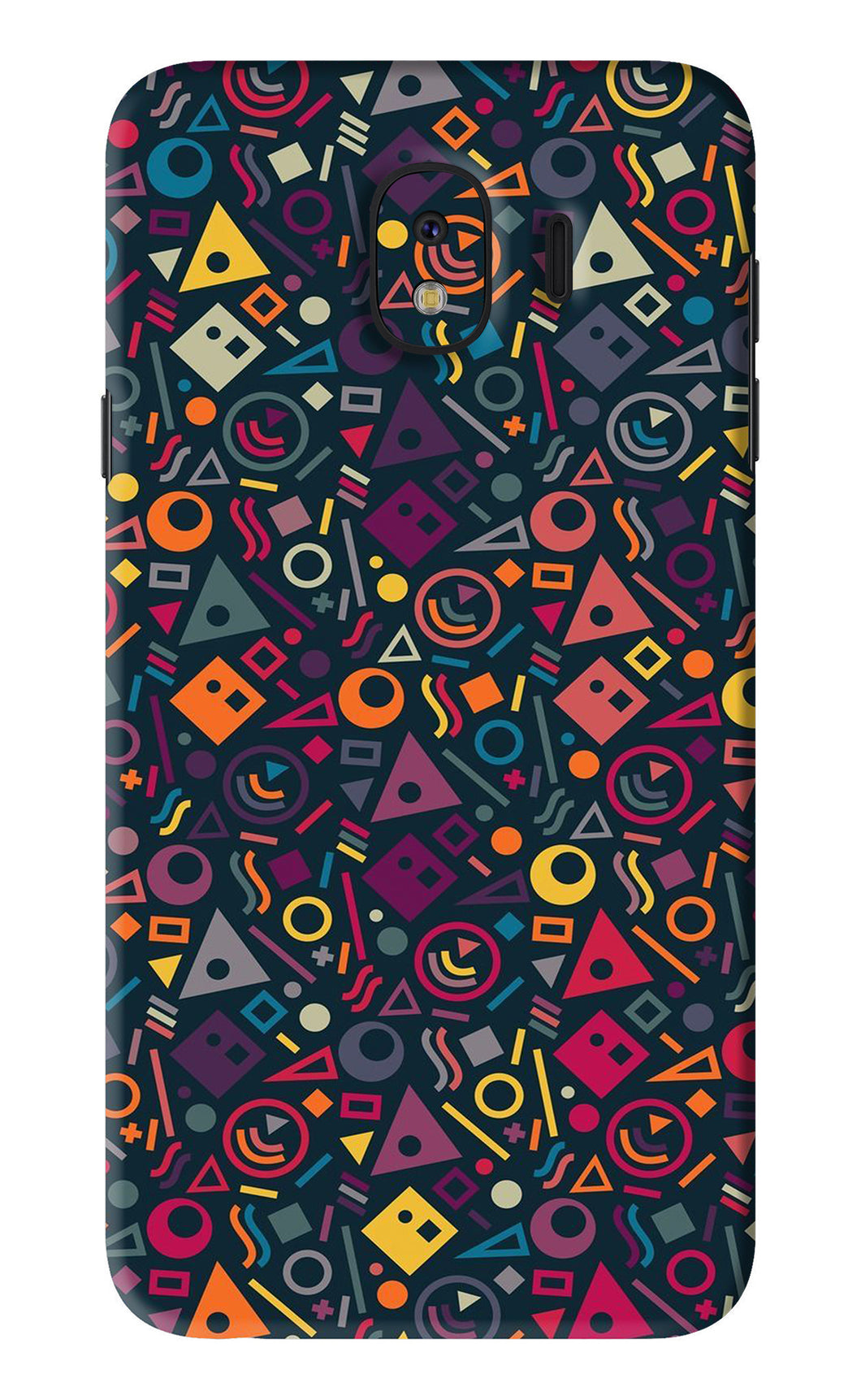 Geometric Abstract Samsung Galaxy J4 Back Skin Wrap