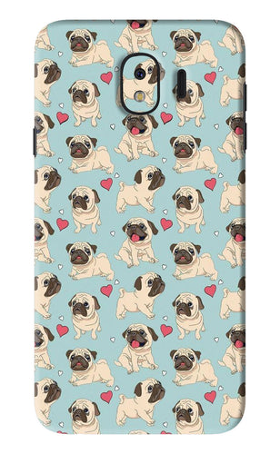 Pug Dog Samsung Galaxy J4 Back Skin Wrap