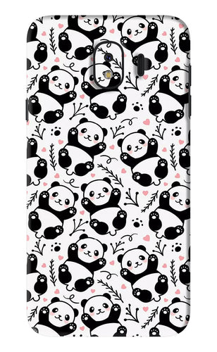 Cute Panda Samsung Galaxy J4 Back Skin Wrap