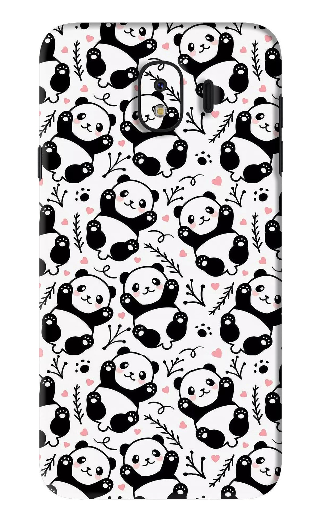 Cute Panda Samsung Galaxy J4 Back Skin Wrap