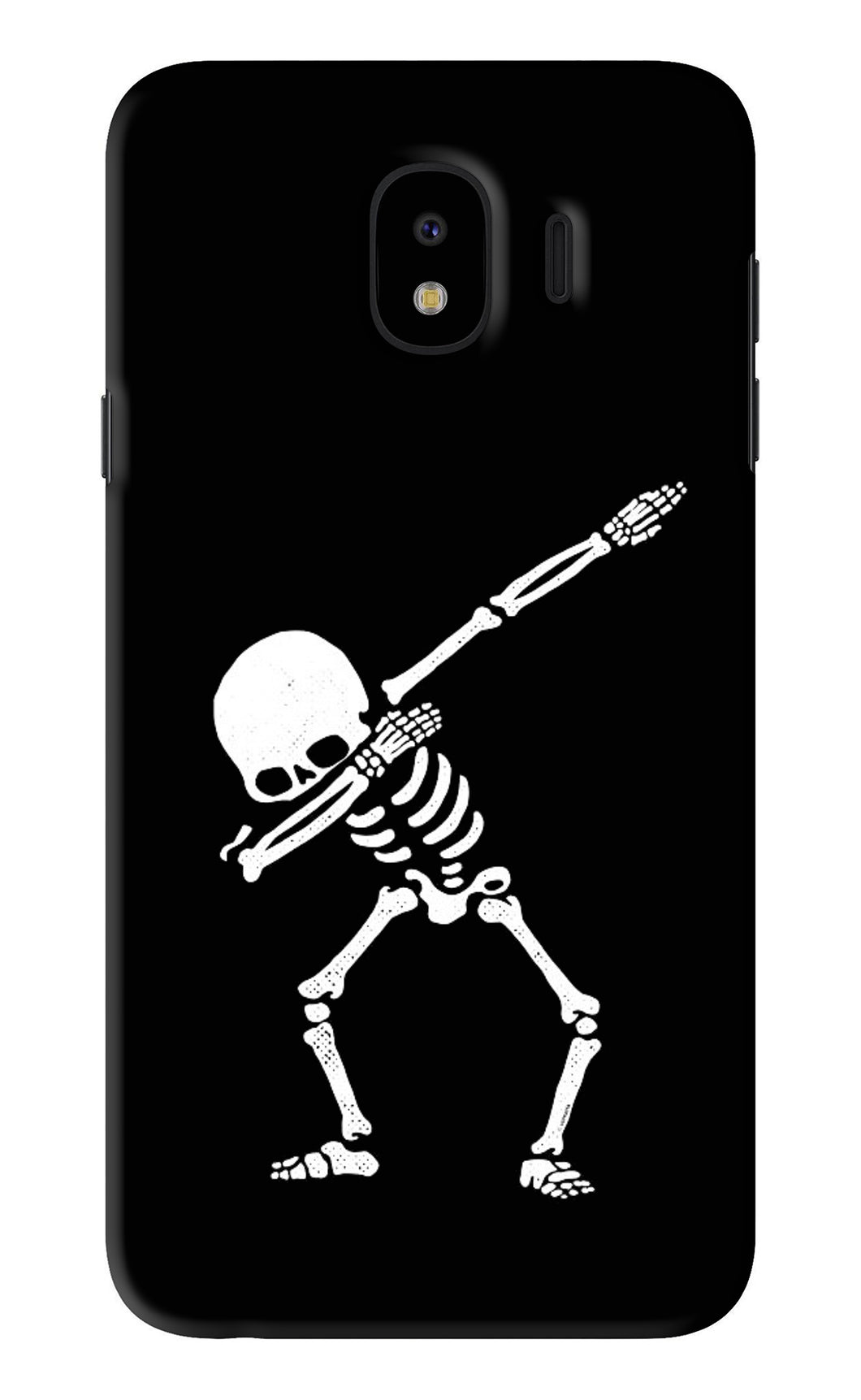 Dabbing Skeleton Art Samsung Galaxy J4 Back Skin Wrap