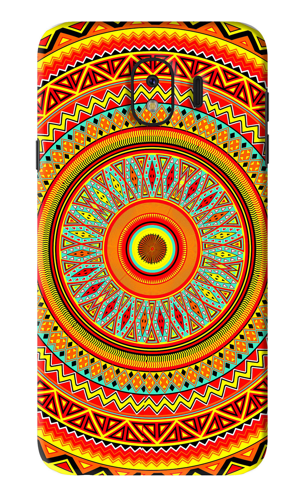 Mandala Pattern Samsung Galaxy J4 Back Skin Wrap