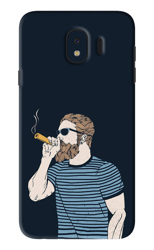 Smoking Samsung Galaxy J4 Back Skin Wrap
