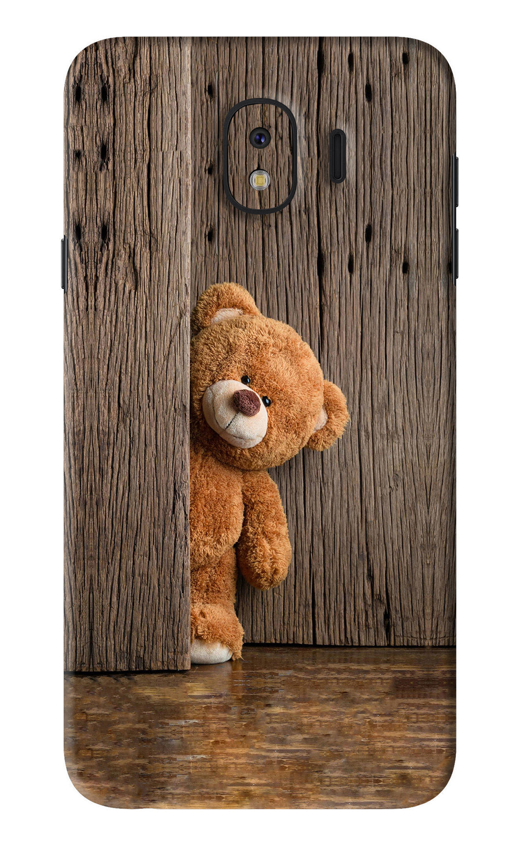 Teddy Wooden Samsung Galaxy J4 Back Skin Wrap