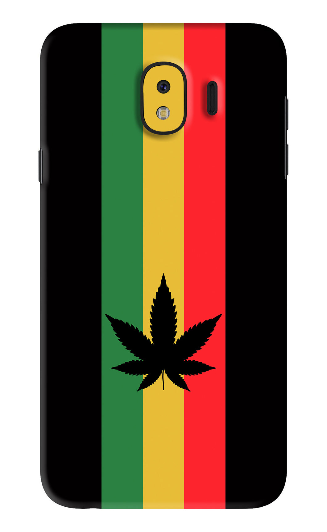 Weed Flag Samsung Galaxy J4 Back Skin Wrap