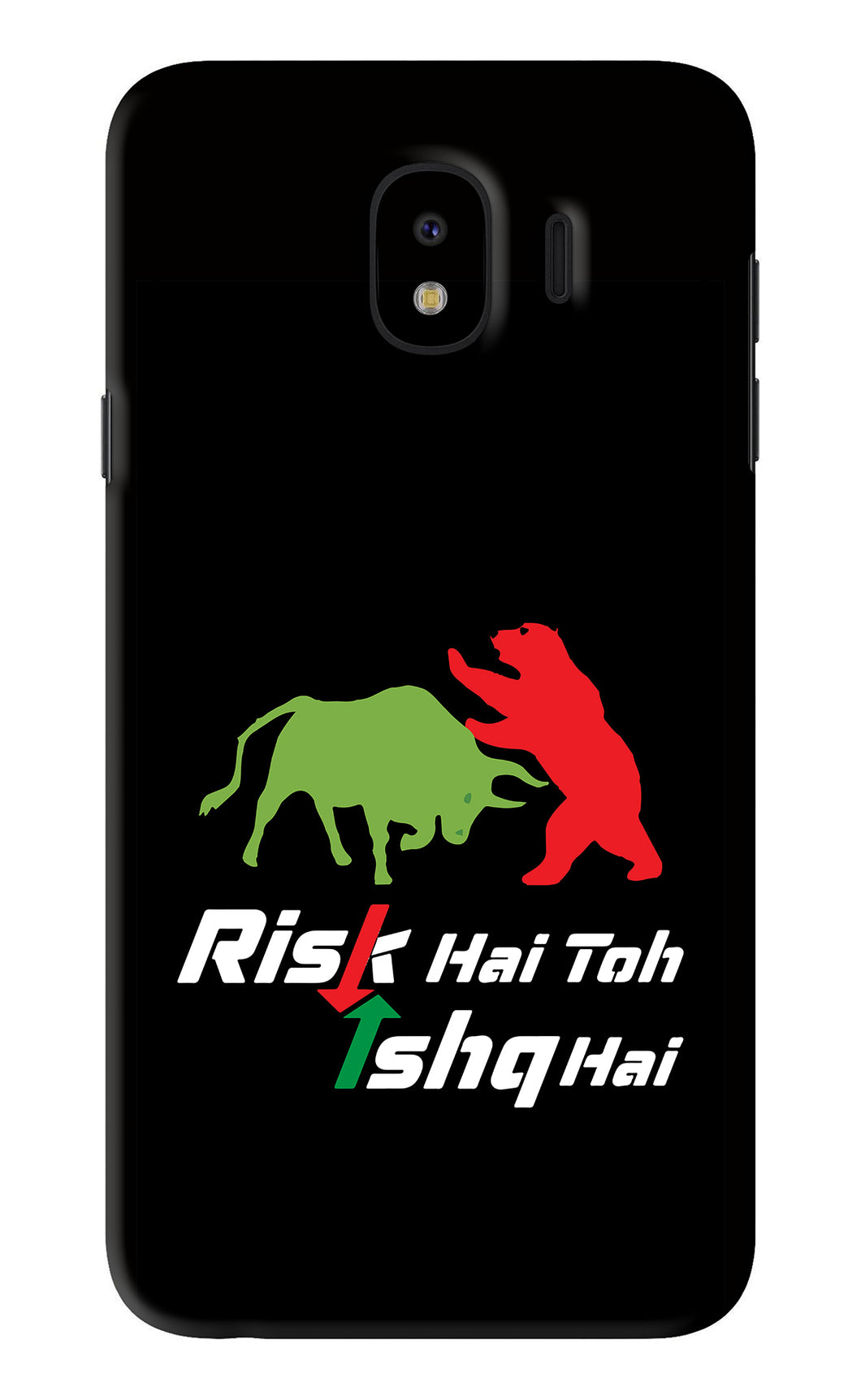 Risk Hai Toh Ishq Hai Samsung Galaxy J4 Back Skin Wrap