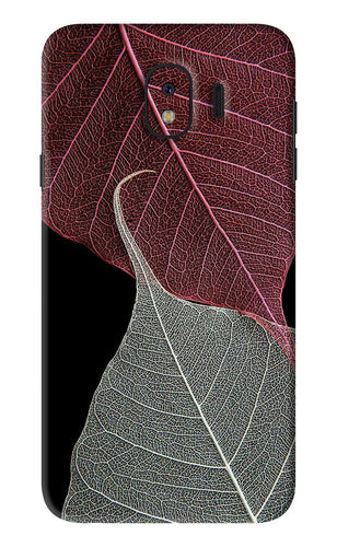 Leaf Pattern Samsung Galaxy J4 Back Skin Wrap