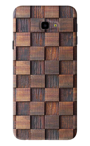 Wooden Cube Design Samsung Galaxy J4 Plus Back Skin Wrap