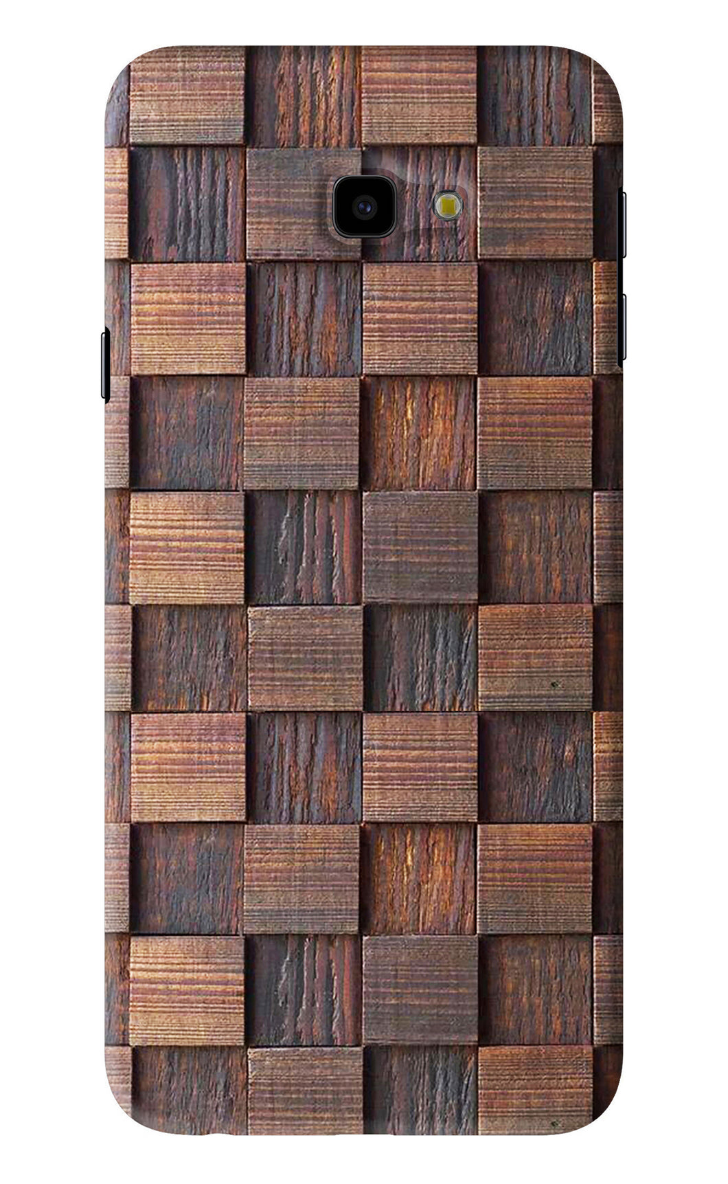 Wooden Cube Design Samsung Galaxy J4 Plus Back Skin Wrap