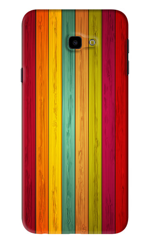 Multicolor Wooden Samsung Galaxy J4 Plus Back Skin Wrap