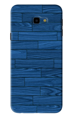 Blue Wooden Texture Samsung Galaxy J4 Plus Back Skin Wrap