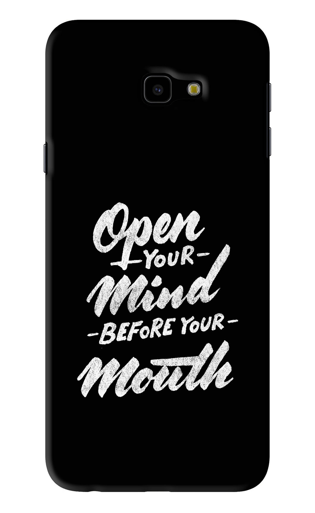 Open Your Mind Before Your Mouth Samsung Galaxy J4 Plus Back Skin Wrap