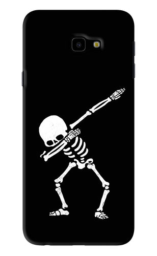 Dabbing Skeleton Art Samsung Galaxy J4 Plus Back Skin Wrap