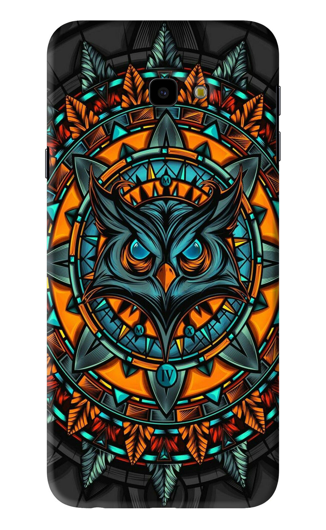 Angry Owl Art Samsung Galaxy J4 Plus Back Skin Wrap