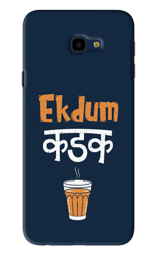 Ekdum Kadak Chai Samsung Galaxy J4 Plus Back Skin Wrap