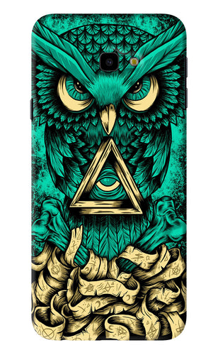 Green Owl Samsung Galaxy J4 Plus Back Skin Wrap