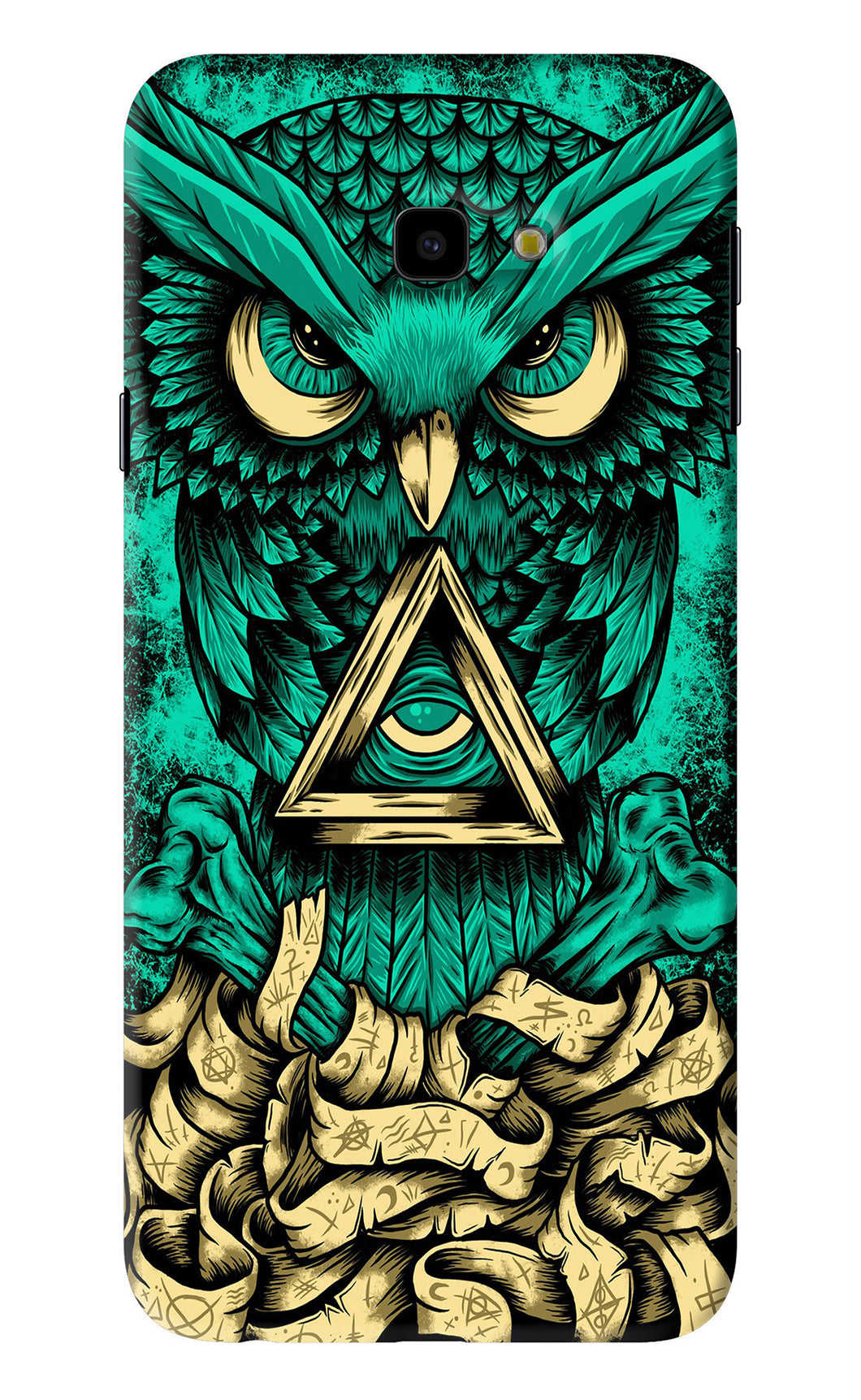 Green Owl Samsung Galaxy J4 Plus Back Skin Wrap