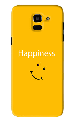 Happiness With Smiley Samsung Galaxy J6 Back Skin Wrap