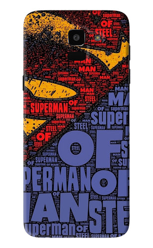 Superman Samsung Galaxy J6 Back Skin Wrap