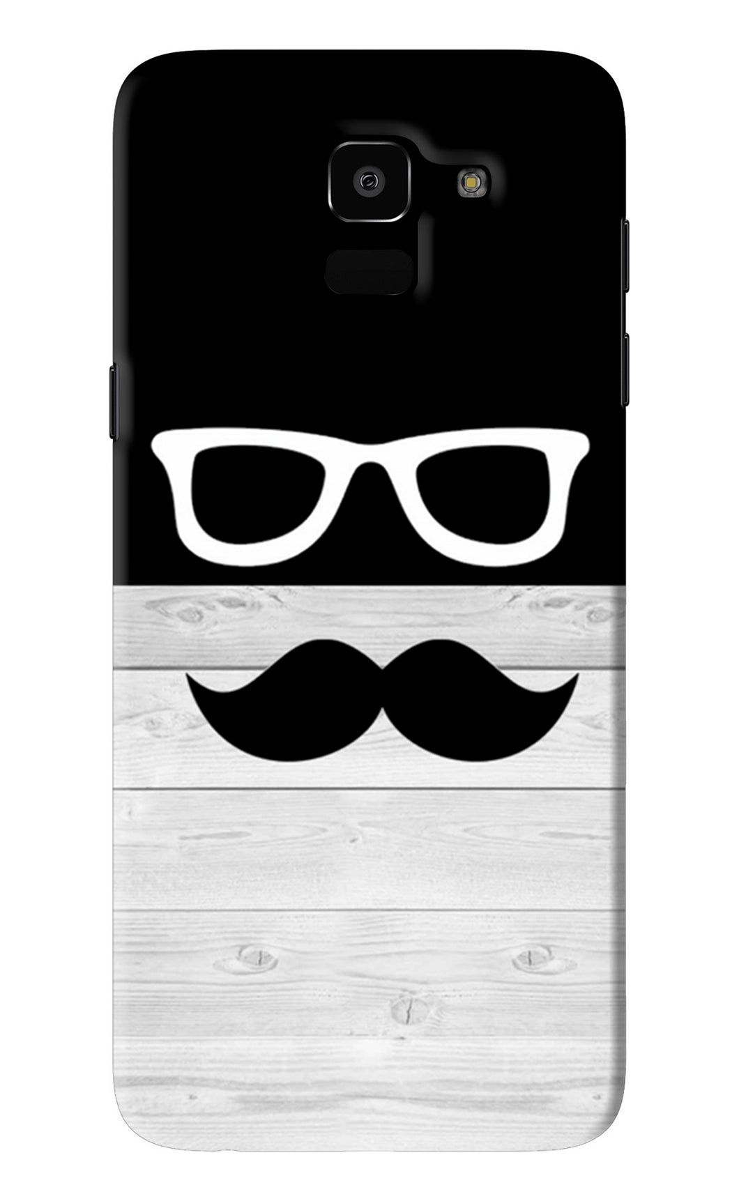 Mustache Samsung Galaxy J6 Back Skin Wrap
