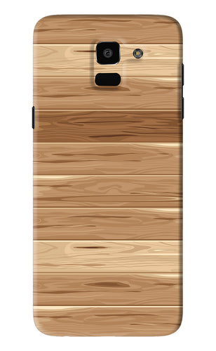 Wooden Vector Samsung Galaxy J6 Back Skin Wrap