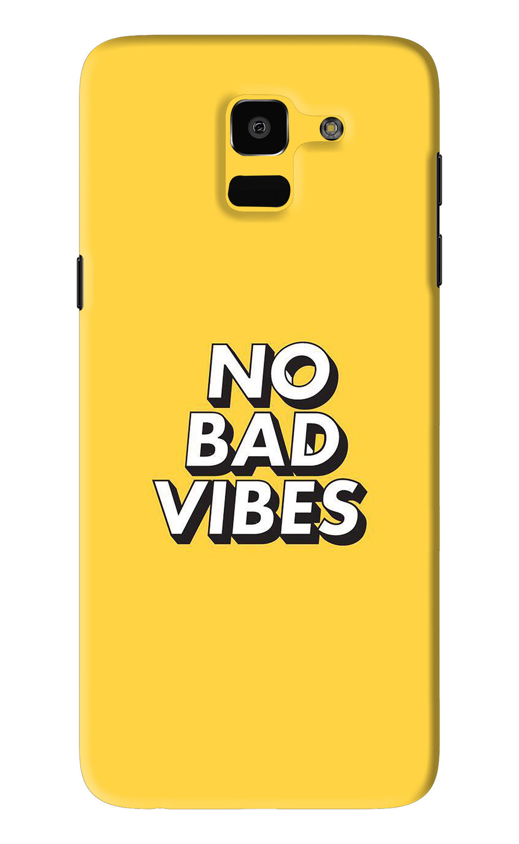 No Bad Vibes Samsung Galaxy J6 Back Skin Wrap