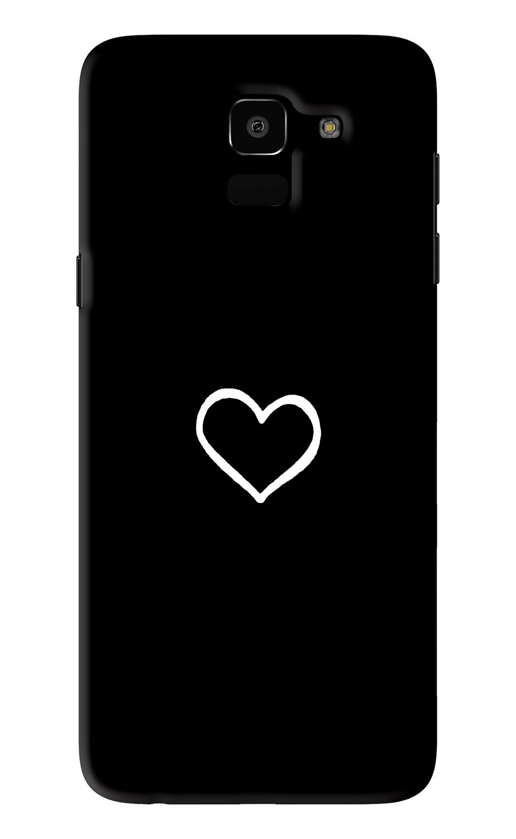 Heart Samsung Galaxy J6 Back Skin Wrap