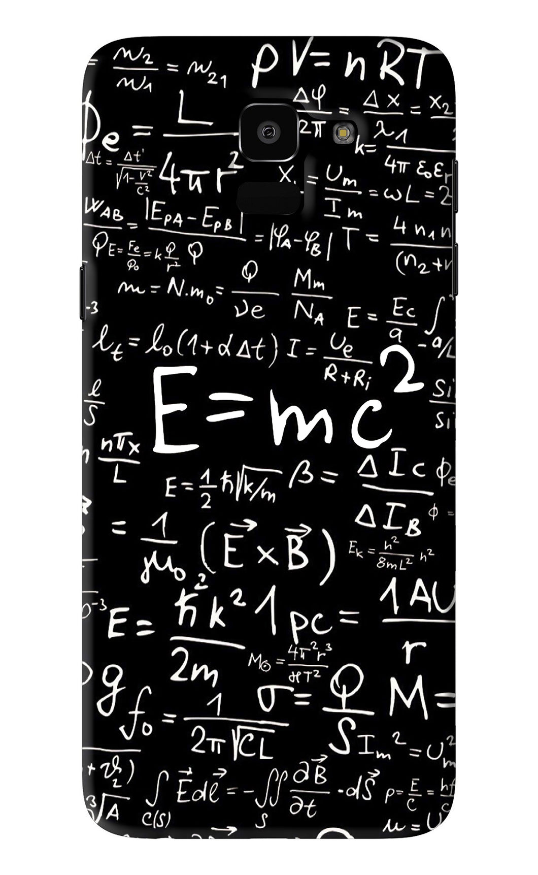 Physics Albert Einstein Formula Samsung Galaxy J6 Back Skin Wrap