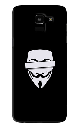 Anonymous Face Samsung Galaxy J6 Back Skin Wrap