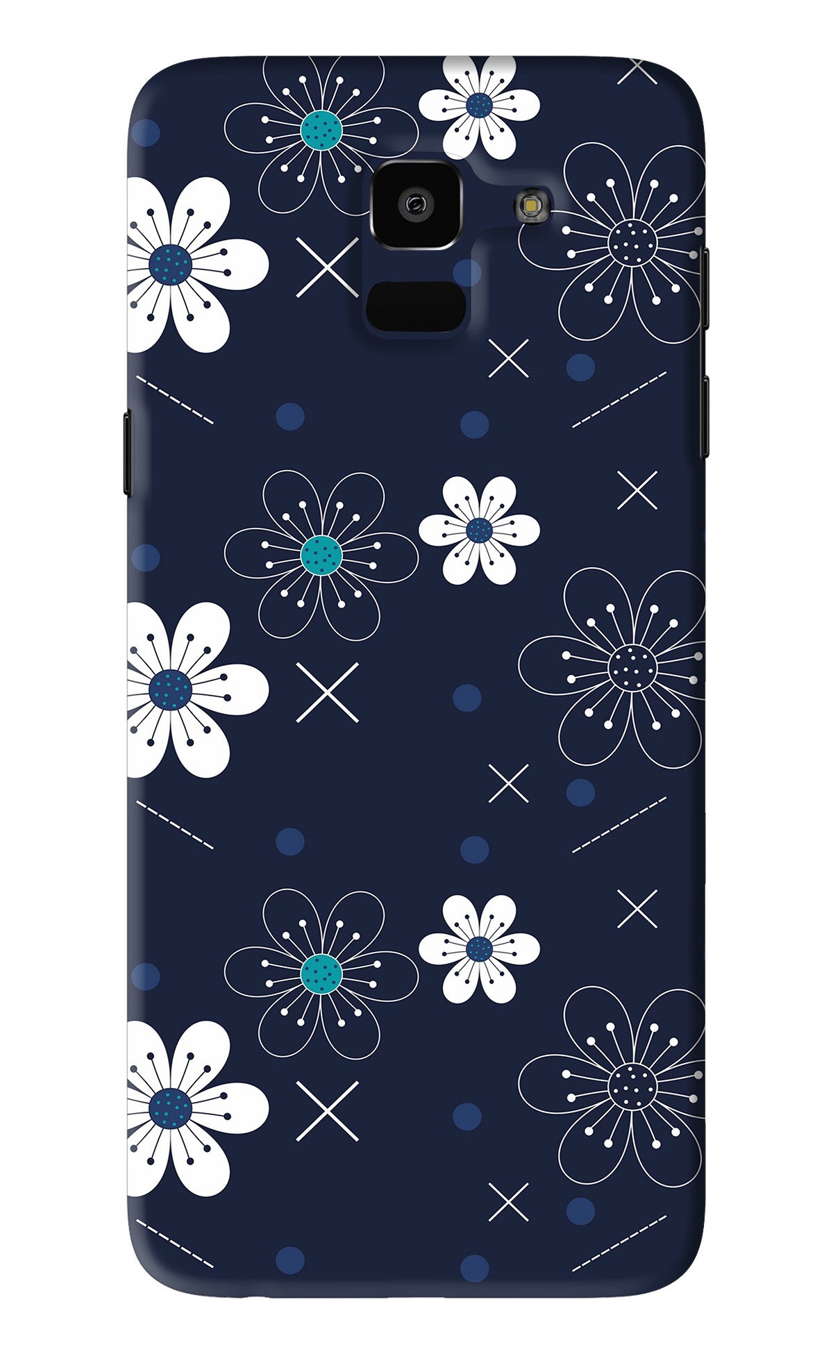 Flowers Samsung Galaxy J6 Back Skin Wrap Only – SkinLelo