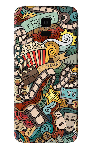 Cinema Abstract Samsung Galaxy J6 Back Skin Wrap