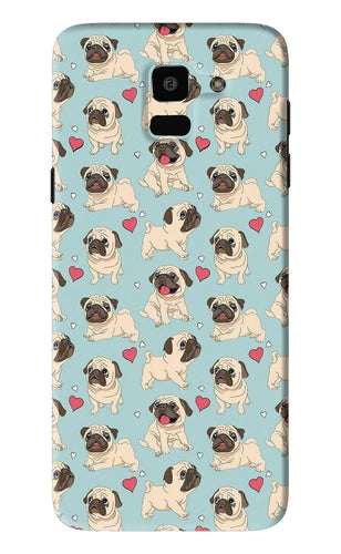 Pug Dog Samsung Galaxy J6 Back Skin Wrap