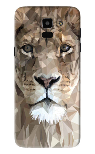 Lion Art Samsung Galaxy J6 Back Skin Wrap
