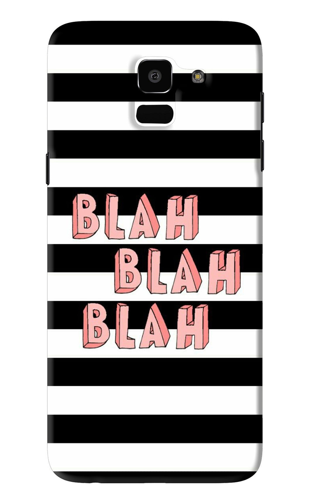 Blah Blah Blah Samsung Galaxy J6 Back Skin Wrap