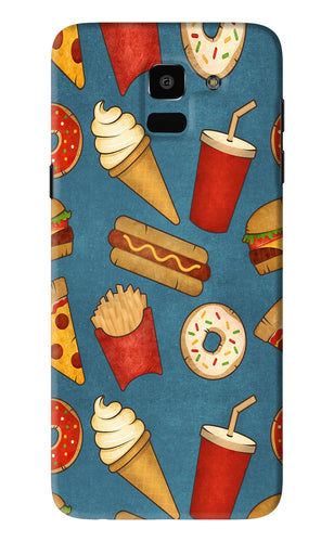 Foodie Samsung Galaxy J6 Back Skin Wrap