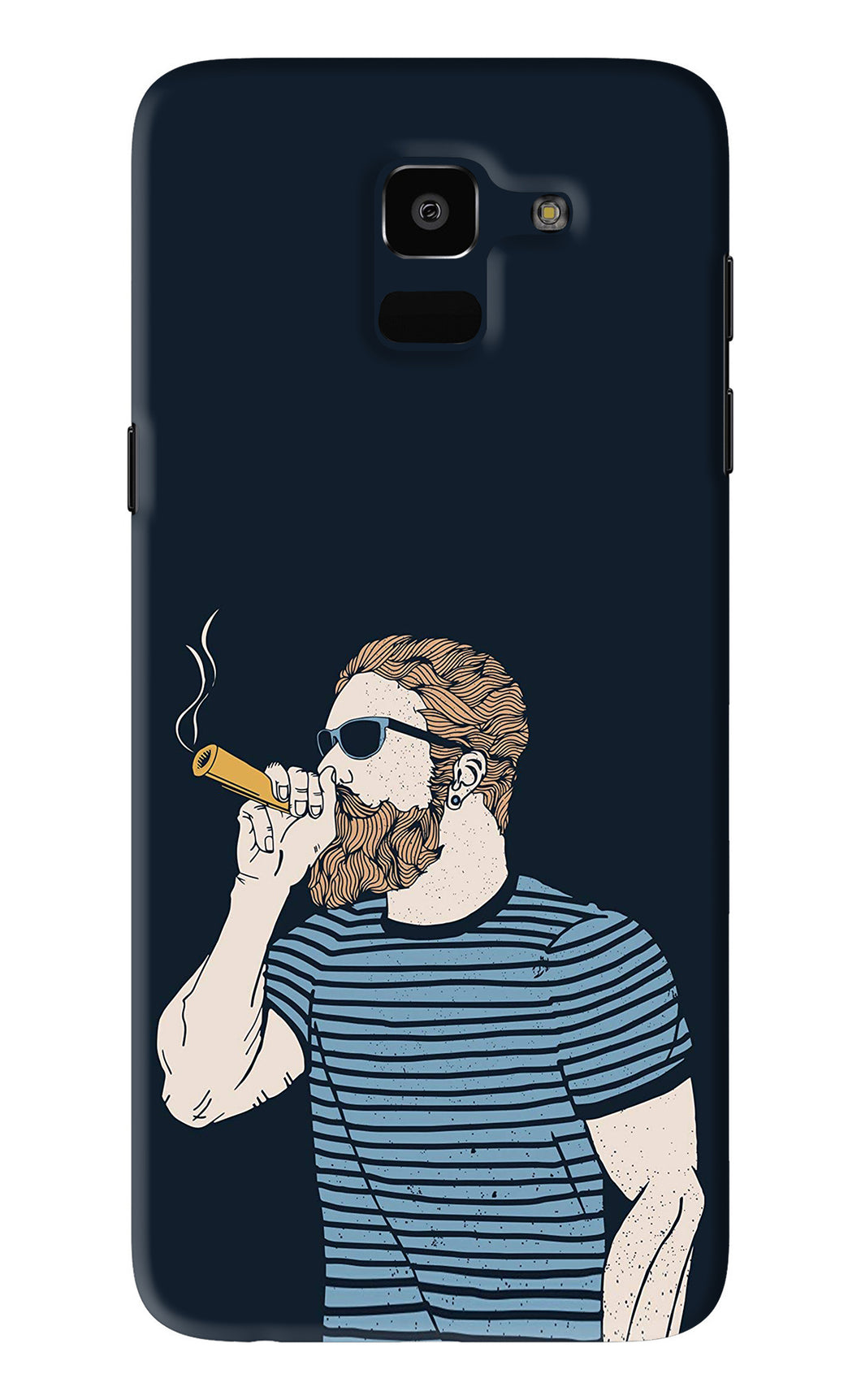 Smoking Samsung Galaxy J6 Back Skin Wrap