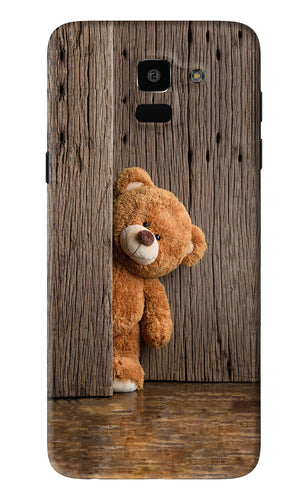 Teddy Wooden Samsung Galaxy J6 Back Skin Wrap